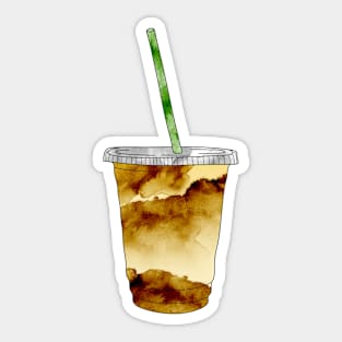 iced coffee Sticker